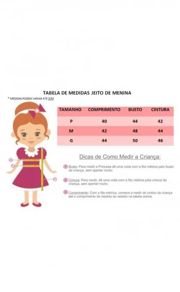Vestido Infantil Festa Branco Bebê Jeito de Menina