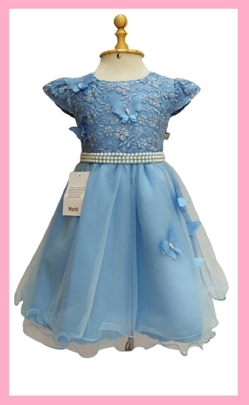 Vestido Infantil Marie Festa Princesa Baby Luxo Feminino