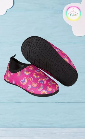 Sapatilha Infantil Neoprene Antiderrapante - Arco Iris