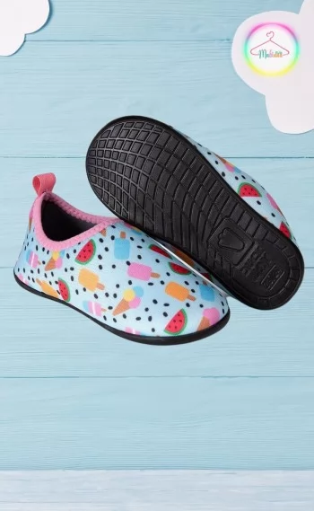 Sapatilha Infantil Neoprene Antiderrapante - Sorvete / doceria