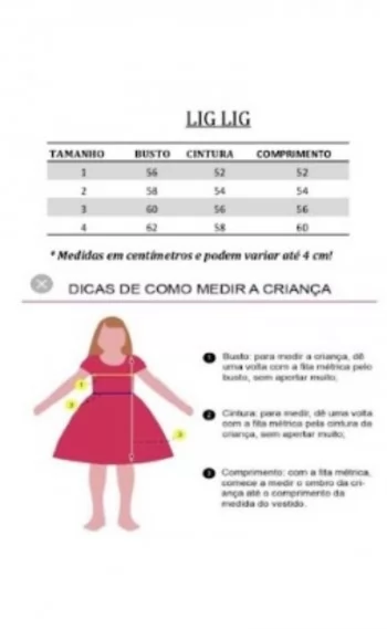 Vestido Infantil Festa Amarelo