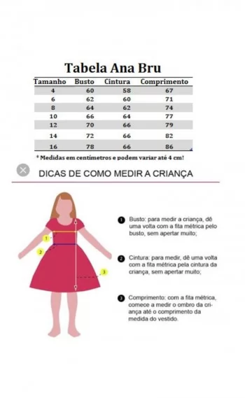 Vestido Infantil Festa Cor Clara Off White Floral