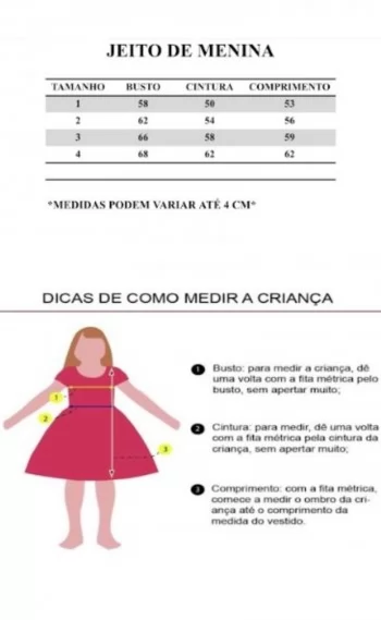 Vestido Infantil Festa Floral Branco