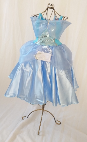 Vestido Infantil Cinderela (curto)