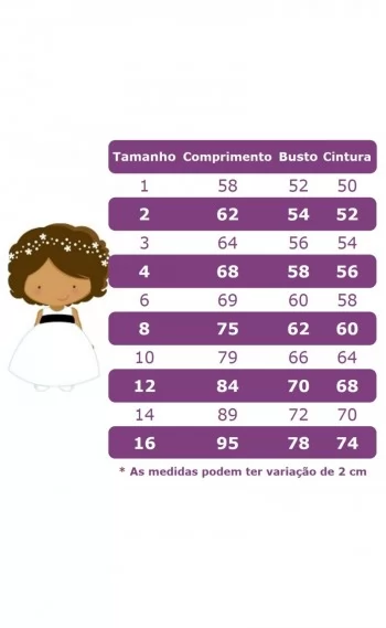 Vestido Infantil Festa Longo Vermelho