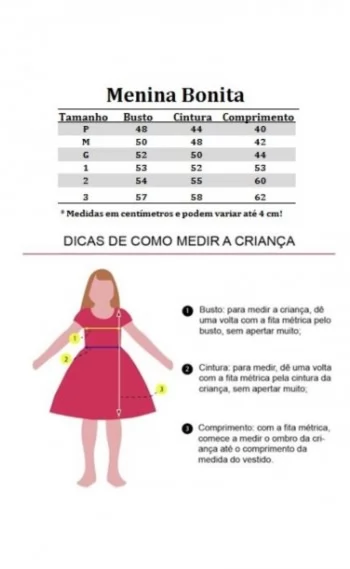 Vestido Infantil Luxo tema Branca de Neve